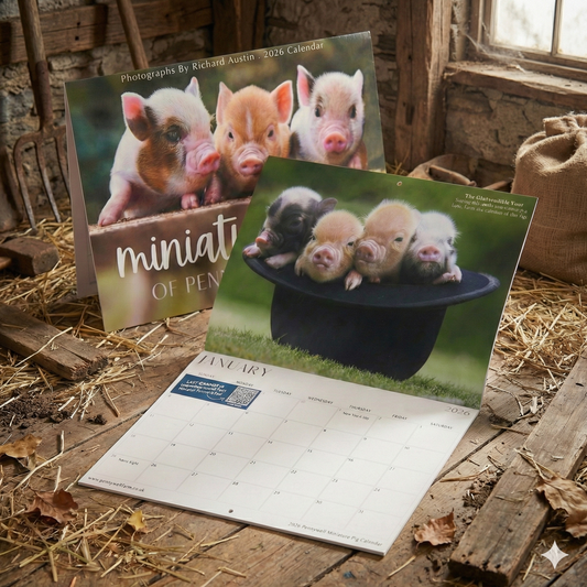 Pennywell Miniature Pig 2026 Calendar